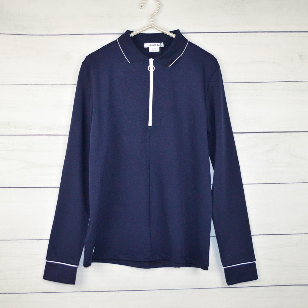LACOSTE | Men’s Navy Blue Rayon Jacket Size 42 NWT